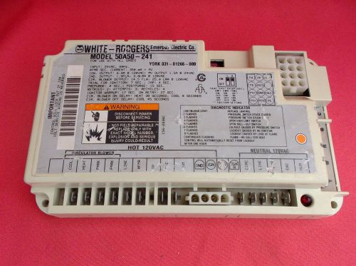 OEM White-Rodgers Control Module Model 50A50-241 York 031-01266-000 ++TESTED++