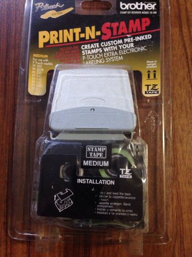 Brother Pre Inked Black Custom Stamp Kit Model SK-MB For Use With P-Touch Labler