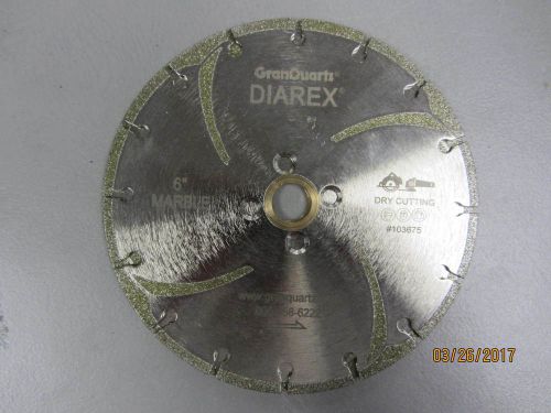 Diarex GranQuartz 6&#034; Diamond Marble Cutting Blade #103675