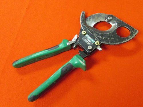 Nice greenlee 45207 performance ratchet cable cutter * fast s&amp;h * no reserve for sale