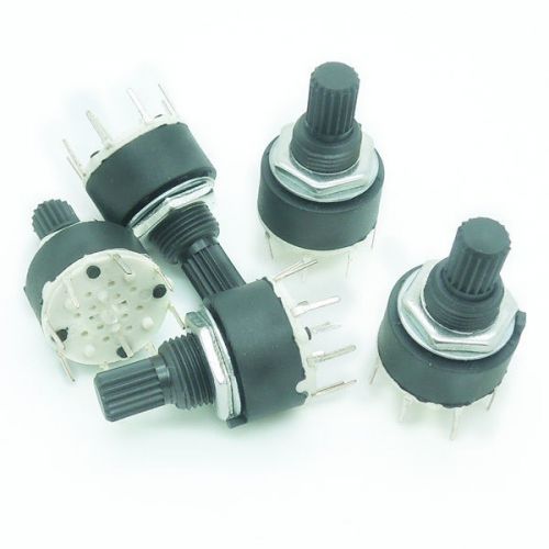 5pcs/lot Plastic Band Switch 2-Pole 4-Position Rotary Switch Free Shipping