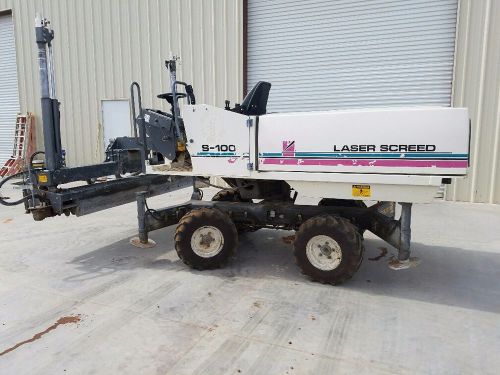 1998 Somero Laser Screed S-100 Concrete Slab Low Hours (Stock #1967)