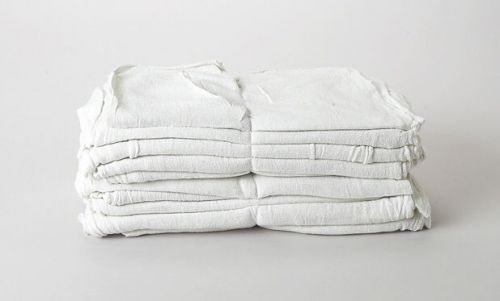 1000 INDUSTRIAL SHOP RAGS / CLEANING TOWELS WHITE