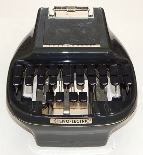 STENOGRAPH STENO-LECTRIC Dictation Machine Reporter Court Room Shorthand record