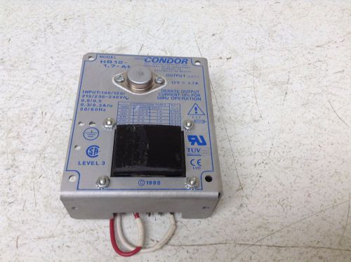 Power One Condor HB12-1.7-A+ 12 VDC 1.7 Amp Power Supply HB1217A