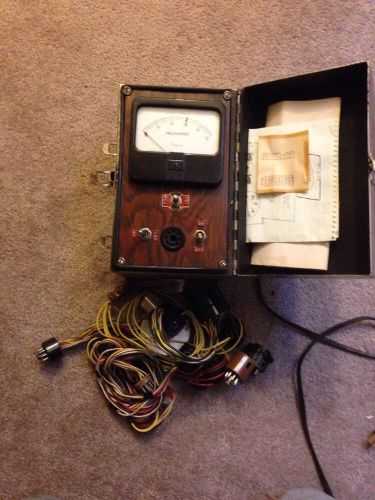 Simpson Picture Tube Tester And Rejuvenator Must See ! W Plugs + Case Model 29