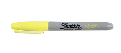 Sharpie Fine Point Permanent Marker - Neon Yellow