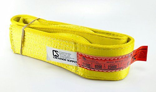 Dd sling usa made. multiple sizes in listing! 4&#034; x 8, 2 ply twisted eye, nylon &amp; for sale