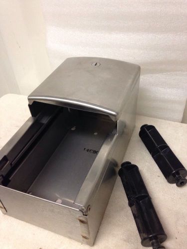Stainless Steel Twin Roll Toilet Paper Dispenser