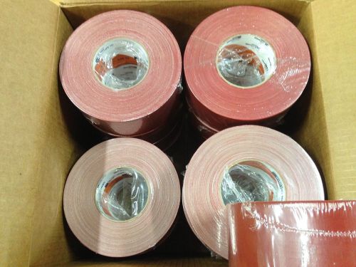 CASE OF 16 SHURTAPE PC625, RED, 72MM X 55M,MILITARY SPEC LUSTERLESS CLOTH