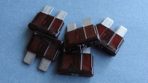 25707.5 QTY 25 NEW LITTELFUSE Fuse Blade 7.5A 32V Socket 19.05 X 5.08 X 12.19mm