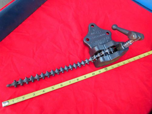 Vintage CRAFTSMAN No.222 Chain Pipe Vise 1/8&#034; to 3&#034; Pipe  Capacity Made In USA