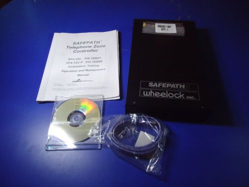 Cooper wheelock sp4-tzc telephone zone controller safepath4 with manuals/sftware for sale