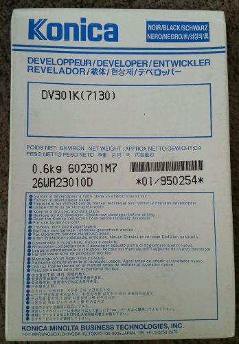 Konica Minolta Developer Black 0.6kg 950254 950-254 - DV301K 7130