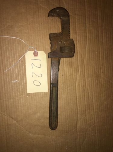 VINTAGE PIPEMASTER 14&#034; STEEL HEAVY DUTY PIPE WRENCH U.S.A.