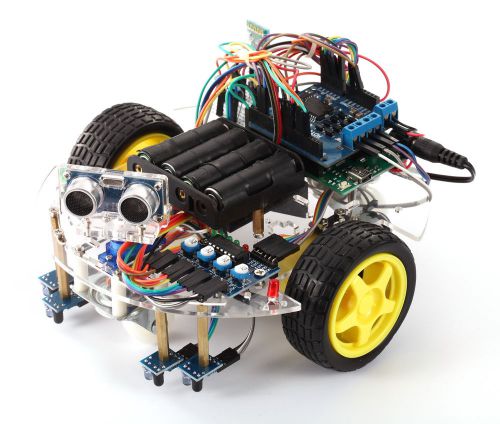 Arduino Robot eBOT Z Smart Car Robot Chassis Bundle DIY Everything Inc.(New USA)
