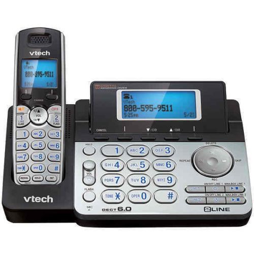 Vtech DS6151 DECT Cordless 2-Line Phone System 6.0 w/Digital Answering System