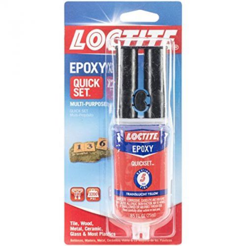 Loctite 0.85 fluid ounce quick set epoxy syringe henkel caulking and adhesives for sale