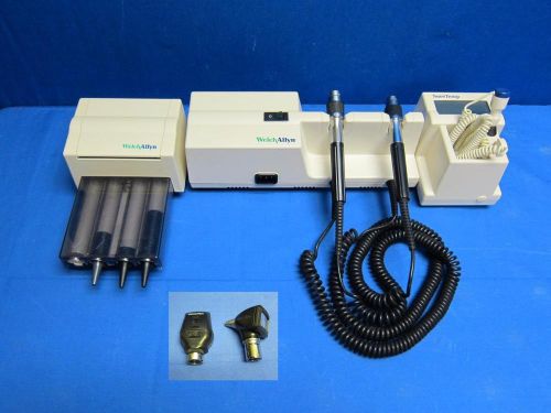 Welch Allyn 767 Wall Diagnostic Otoscope Ophthalmoscope w/ Heads, SureTemp Therm