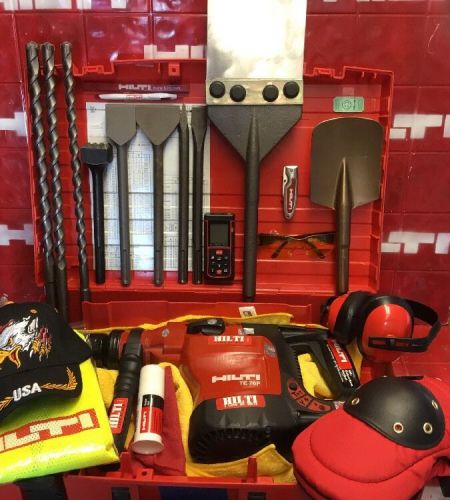 Hilti te 76p, l@@k, preowned, great condition, free meter, loaded bit, fast ship for sale