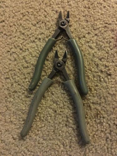 Lot Of 2 Swanstrom Oval Head Wire Cutters S610E Made In USA