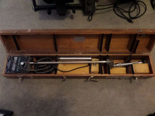 vintage lenox instruments esterline company borescopes  fiberscopes box 41&#034; long
