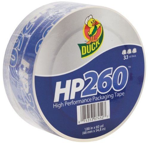 Duck Brand 655075 HP260 1.88 Inch by 60 Yard High Perfomance Carton Sealing T...