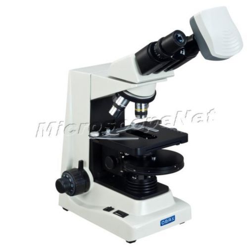 Omax phase contrast &amp; brightfield compound siedentopf microscope+5mp digital cam for sale