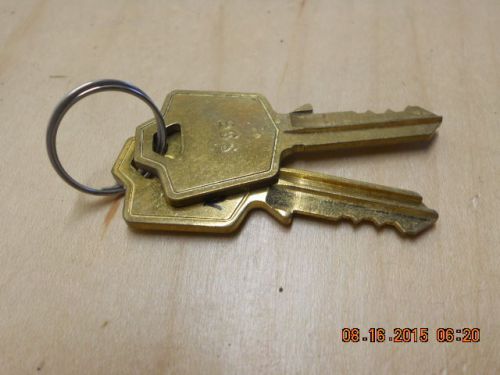 Schwab Safe (Hudson) S Series factory cut &amp; stamped keys.