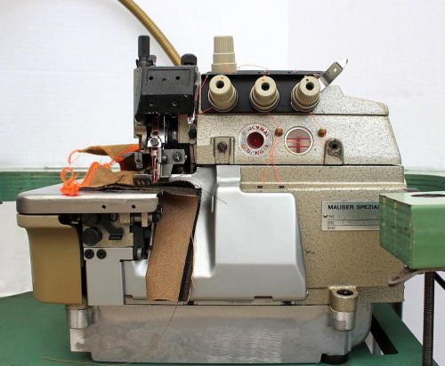 MAUSER SPEZIAL 9752 2-Needle 4-Thread Serger Top Feed Industrial Sewing Machine