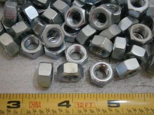 Hex Nuts 5/16-24 Finish Steel Zinc Plated Lot of 80 #5089
