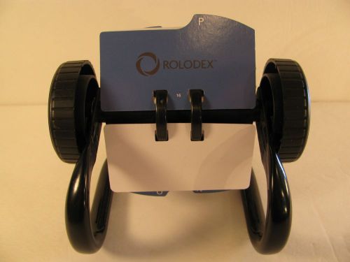 Rolodex Mini Classic 250 Card File 24 Index Rotary Address System Metal Tubular