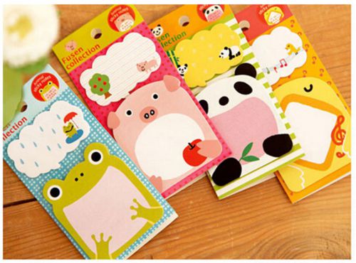 Cute Animal Memo It Sticker Paste Bookmark Index Tab Pads Flags Sticky Notes EP