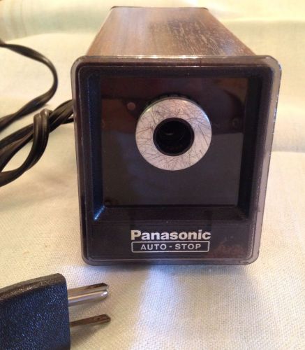 Vintage Panasonic KP-77 Electric Pencil Sharpener Auto Stop Plunger Feet Works