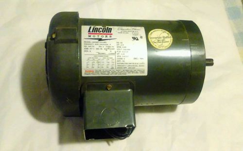 Lincoln Motors Model SRF6SO.75TCN61 With 1/2 Inch Shaft