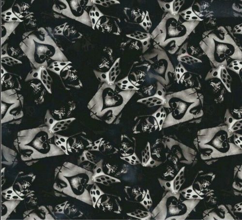 Hydrographic Film 40&#034; x40&#034; Skulls Dice . Hydro dipping water transfer printing