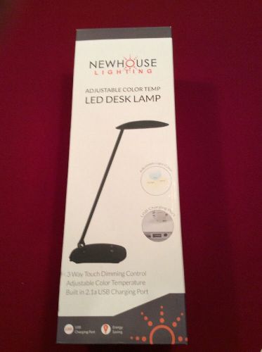 Newhouse Lighting Adjustable Color Temp LED Desk Lamp - New In Box