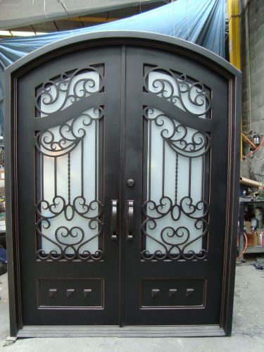 IRON DOUBLE DOOR - made by DISENO FORJADO Entry Doors  / df-irondoors-mx