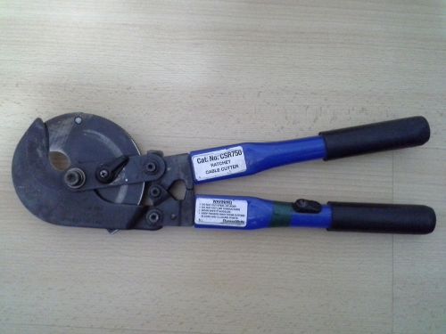 Thomas &amp; Betts Ratchet Cable Cutter CSR750 used but in great shape