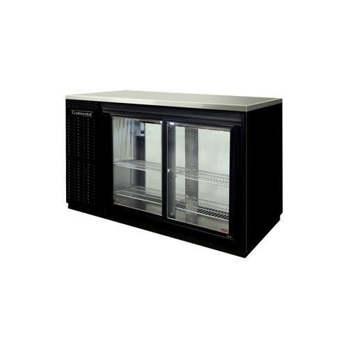 Continental Refrigerator BBUC59S-SGD Back Bar Cabinet, Refrigerated