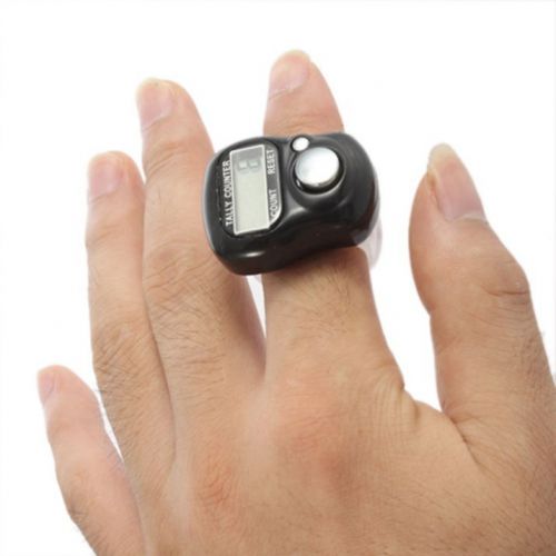 Mini 5-Digit LCD Electronic Digital Golf Finger Hand Held Ring Tally Counter G8