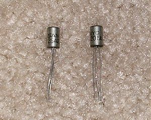 pnp RF germanium Sanyo vintage transistor radio parts - repair - fuzzbox 2SA201