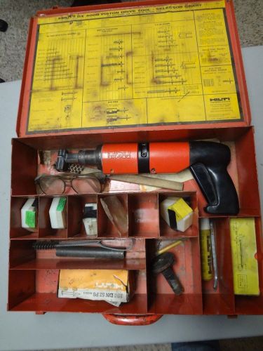 HILTI - DX 400 - POWDER ACTUATED - PISTON DRIVE - TOOL GUN FASTENING -WORKS WELL