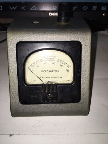 IDEAL PRECISION METER CO INC MICROAMPERES MODEL 350 B