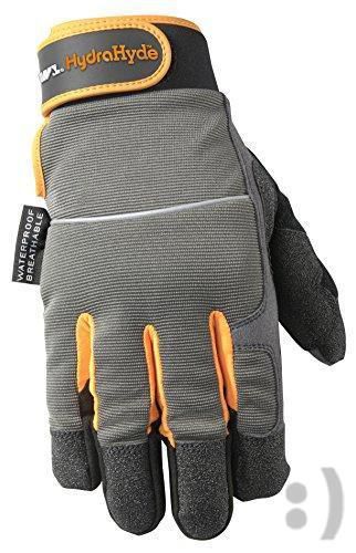 Wells Lamont 7739L HydraHyde Insulated Synthetic Leather Weather Gloves, Large