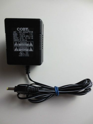 Genuine COBY AC DC Adapter Power Supply Charger Model CA-555 1199 6V DC (A764)