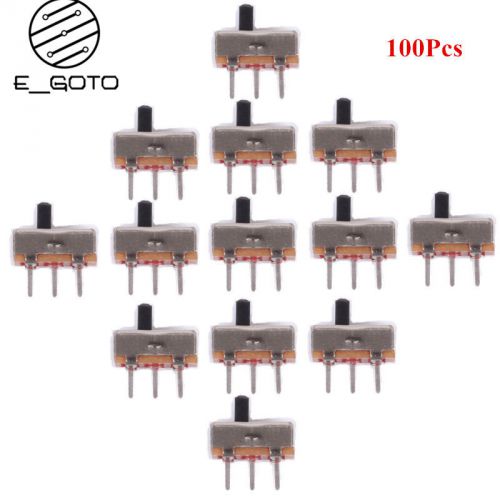 100pcs SS12D00G3 Slide Switch 1P3T 3Pin for DIY Electronic Accessories