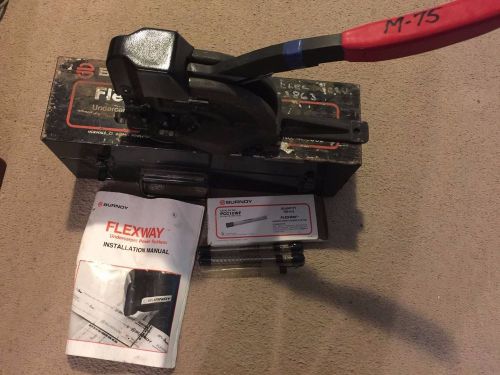 BURNDY FLEXWAY PC10MR UNDERCARPET POWER SYSTEM, USED WITH CASE