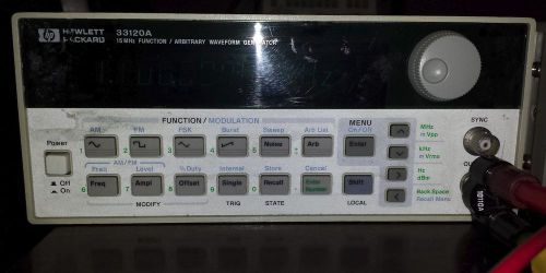 HP-33120A 15MHz Function/Arbitrary Waveform Generator