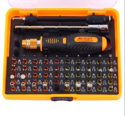 Screwdrivers multi-bit repair tools kit set torx for electronics pc laptop 53in1 for sale